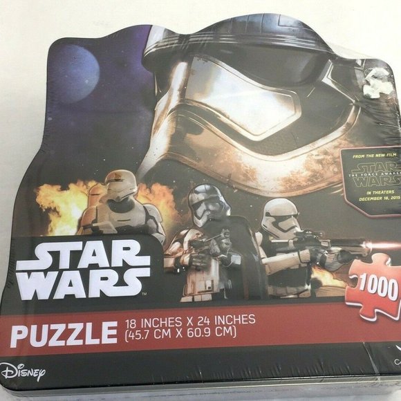 Disney Star Wars 18 x 24 1000 pc Puzzle Tin Case - Picture 1 of 3